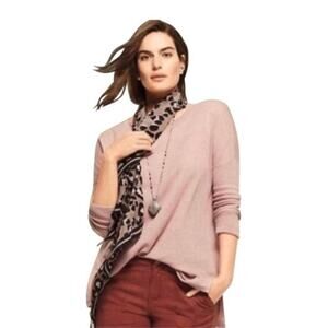 CAbi Pink Play Pullover Sweater Top 3528 Size Small